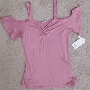 Candies pink top.
